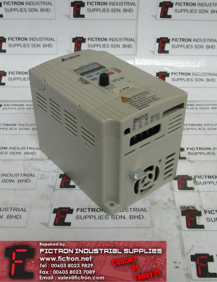 VFD022M43B DELTA Inverter Repair Malaysia Singapore Indonesia USA Thailand Australia