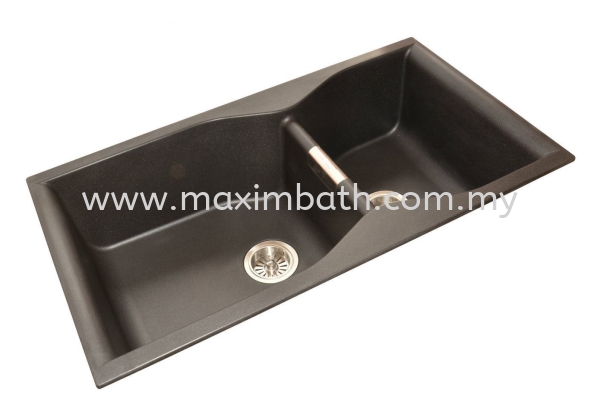 GKS 9050 (METALIC BLACK) Granite Sink Kitchen Sink Kitchen Collection Puchong, Selangor, Kuala Lumpur (KL), Malaysia Supplier, Suppliers, Supplies, Supply | Maxim Bath & Kitchen Gallery Sdn Bhd