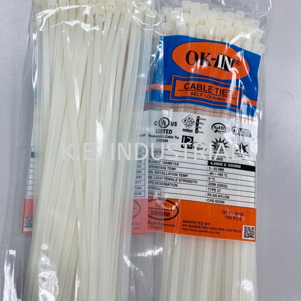 Cable Tie 12" (300mm) Packaging Products Selangor, Klang, Malaysia, Kuala Lumpur (KL) Supplier, Suppliers, Supply, Supplies | K.E. Industrial Supply Sdn Bhd