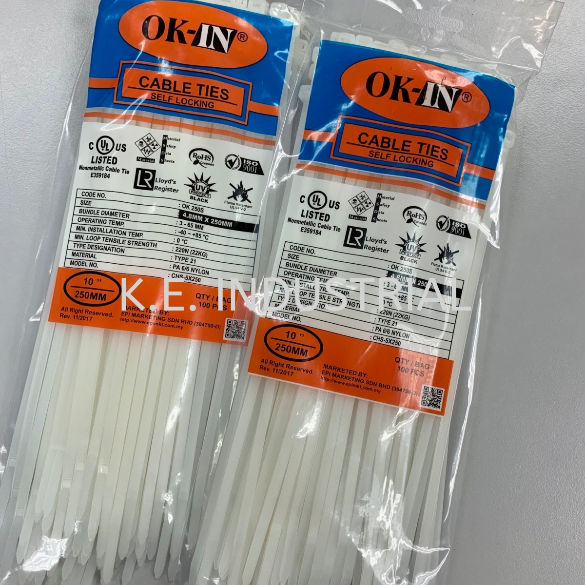 Cable Tie 10" (250mm) Packaging Products Selangor, Klang, Malaysia, Kuala  Lumpur (KL) Supplier, Suppliers, Supply, Supplies