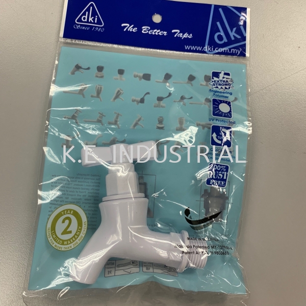 DKI Plastic Bib Tap (T. Handle 1/2" BSP) Bathroom Accessories Selangor, Klang, Malaysia, Kuala Lumpur (KL) Supplier, Suppliers, Supply, Supplies | K.E. Industrial Supply Sdn Bhd