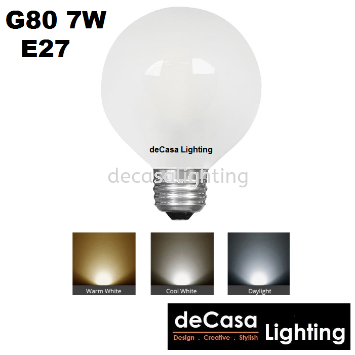 E27 G80 7W LED Frosted Globe Bulb BULB / MENTOL Selangor, Kuala Lumpur  (KL), Puchong, Malaysia Supplier,