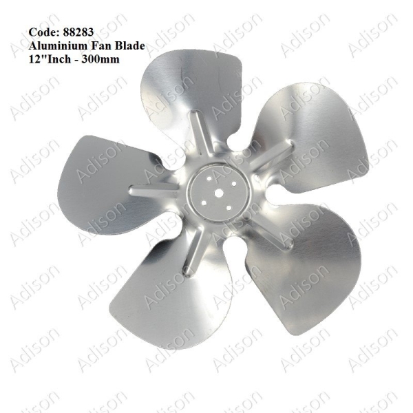 Code: 88283 Aluminium Fan Blade 12"Inch/300mm Fan Motor Refrigerator Parts Melaka, Malaysia Supplier, Wholesaler, Supply, Supplies | Adison Component Sdn Bhd