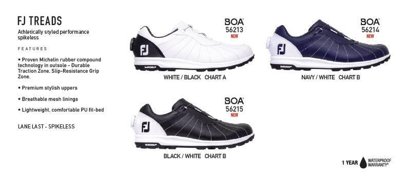 FJ TREADS BOA GOLF SHOES