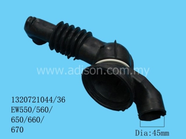 Code: 1320721044/36 Discharge Hose Inlet Hose / Drain Hose Washing Machine Parts Melaka, Malaysia Supplier, Wholesaler, Supply, Supplies | Adison Component Sdn Bhd