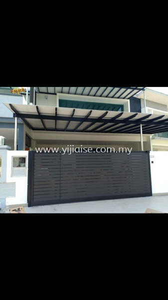  Open Gate Main Gate Metal Works (Grill) Johor Bahru (JB), Gelang Patah, Malaysia, Taman Pelangi Service, Contractor | Yijia Iron Steel Engineering Sdn Bhd