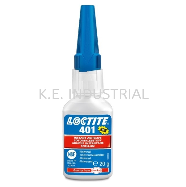 Loctite 401 Adhesive Selangor, Klang, Malaysia, Kuala Lumpur (KL) Supplier, Suppliers, Supply, Supplies | K.E. Industrial Supply Sdn Bhd