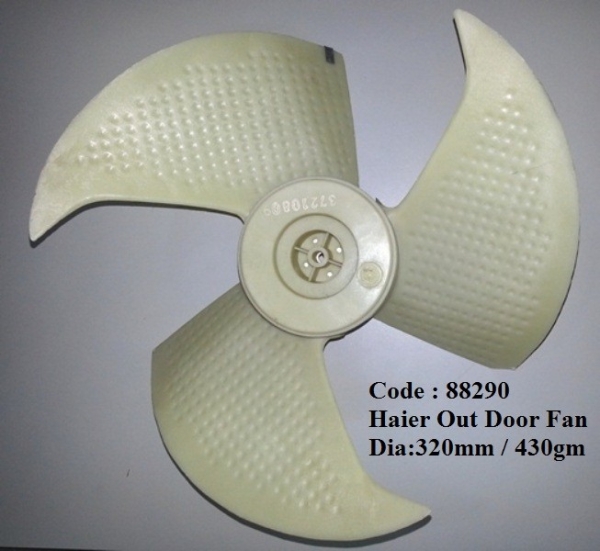 Code: 88290 Haier Out Door Fan Blade C 320mm (ORI) Fan Motor / Fan Blade Air Conditioner Parts Melaka, Malaysia Supplier, Wholesaler, Supply, Supplies | Adison Component Sdn Bhd