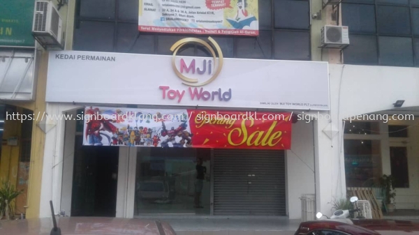 Mji Toy world 3D LED conceal box up letttering signage signboard at shah alam  LED Tertutup Huruf Timbul Klang, Malaysia Supplier, Supply, Manufacturer | Great Sign Advertising (M) Sdn Bhd