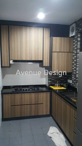 Kitchen Cabinet Works at Puchong Andes Villa Condo