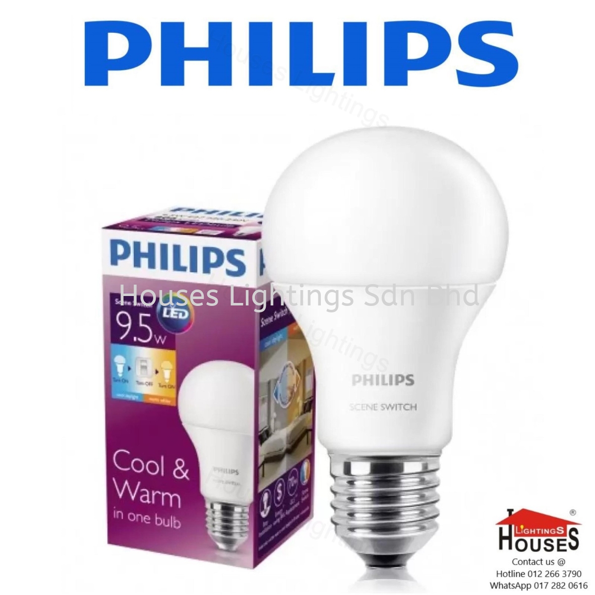 Duur genoeg Genre Philips Scene Switch Bulb 9.5W E27 (Cool daylight & Warm white) Bulb  Selangor, Malaysia, Kuala