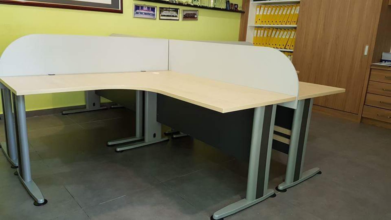 Wooden Curve Divider Panel - Affordable And High-Quality Space Divider by Artrich Office Furniture Sdn Bhd