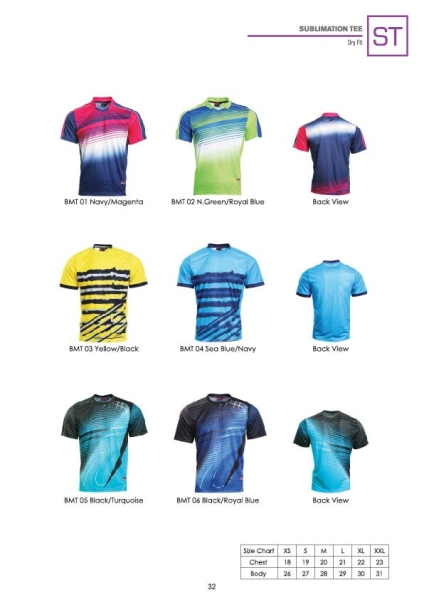 ARR-BMT01-06 SUBLIMATION TEE ARORA Penang, Malaysia, Bayan Lepas Supplier, Suppliers, Supply, Supplies | Coral Gift Sdn Bhd