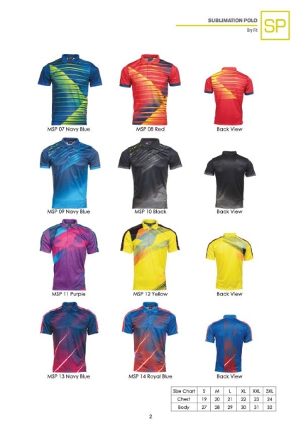 ARR-MSP07-14 SUBLIMATION POLO ARORA Penang, Malaysia, Bayan Lepas Supplier, Suppliers, Supply, Supplies | Coral Gift Sdn Bhd