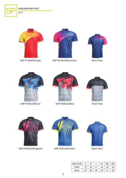 ARR-MSP01-06 SUBLIMATION POLO ARORA Penang, Malaysia, Bayan Lepas Supplier, Suppliers, Supply, Supplies | Coral Gift Sdn Bhd