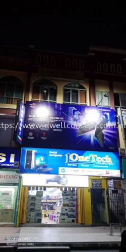 Asus billboard installed at Klang