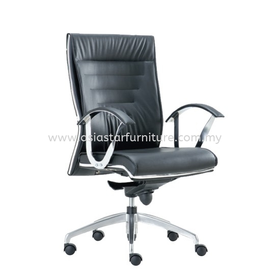 BAROS MEDIUM BACK DIRECTOR CHAIR | LEATHER OFFICE CHAIR AMPANG KL 