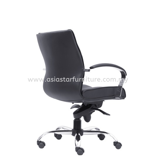 BRAMPTON LOW BACK DIRECTOR CHAIR | LEATHER OFFICE CHAIR BALAKONG SELANGOR