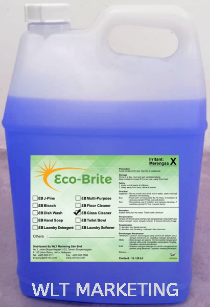 Glass Cleaner  Eco-Brite Chemical Johor Bahru (JB), Malaysia, Taman Ekoperniagaan Supplier, Suppliers, Supply, Supplies | WLT Marketing Sdn Bhd