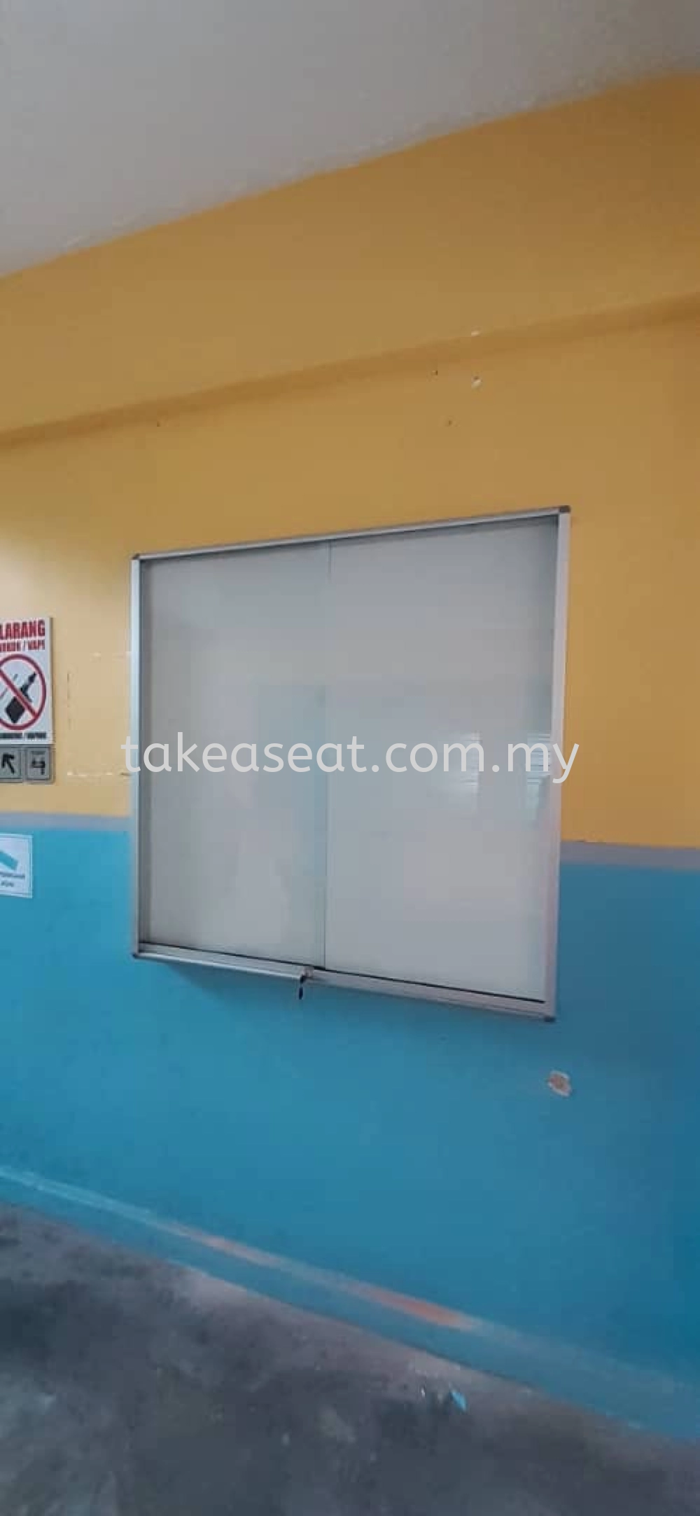 Notice Board Cabinet Sliding Glass 