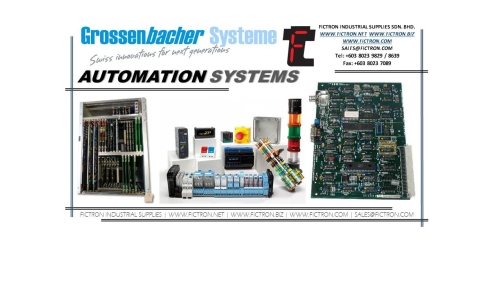 Contact Us Today To Get The Best Prices On Repairs And Supplies On Grossenbacher Automation Sys