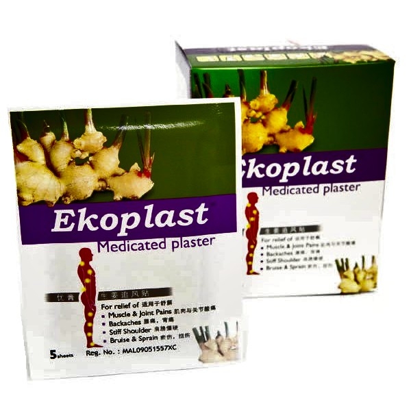 EKOPLAST MEDICATED PLASTER PLASTER SPRAIN & MUSCLE PAIN Puchong, Selangor, Kuala Lumpur (KL), Malaysia Wholesaler, Supplier, Supplies, Supply | NANG HIN MEDICAL SDN BHD