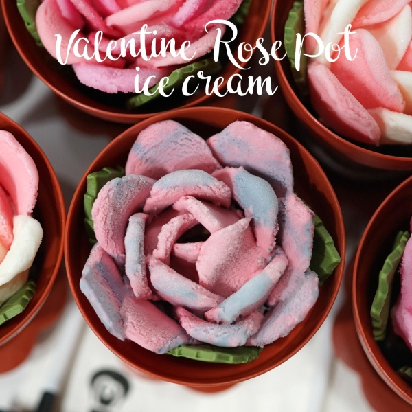 Valentine Rose Pot Ice Cream - Blueberry Mint Ice Cream (icedea) Selangor, Malaysia, Kuala Lumpur (KL), Batu Caves Supplier, Suppliers, Supply, Supplies | G DAILY SUPPLY SDN BHD