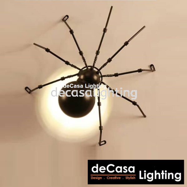 Vintage Wall Light Loft LED Wall Light Spider Wall Mounted Lights Bedroom Decorative Loft Nordic Wall Light WALL LIGHT Selangor, Kuala Lumpur (KL), Puchong, Malaysia Supplier, Suppliers, Supply, Supplies | Decasa Lighting Sdn Bhd