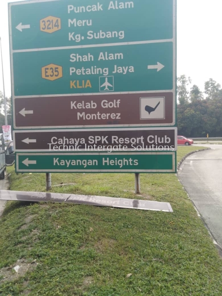 Road Sign  Road Sign Kuala Lumpur (KL), Malaysia, Selangor, Mont Kiara Manufacturer, Supplier, Supply, Supplies | Intergate Solutions Sdn Bhd