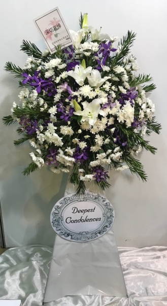 Funeral arrangment (FA-225) Sympathy / Condolences Flower Arrangement Funeral Arrangement Kuala Lumpur (KL), Selangor, Malaysia Supplier, Suppliers, Supply, Supplies | Shirley Florist