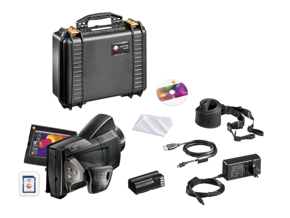testo 885 thermal imager with super-telephoto lens