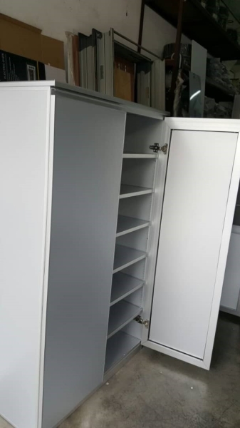  Shoe Cabinet Aluminium Cabinet / Wardrobe Puchong, Selangor, Kuala Lumpur (KL), Malaysia. Supplier, Supply, Supplies, Service | LS Venture Glass Sdn. Bhd.