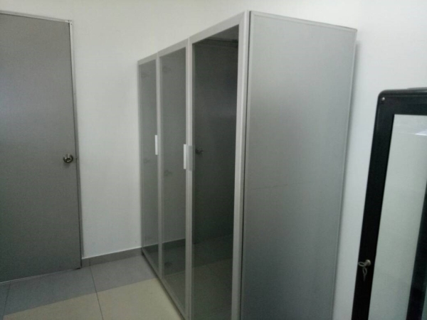  Wardrobe Aluminium Cabinet / Wardrobe Puchong, Selangor, Kuala Lumpur (KL), Malaysia. Supplier, Supply, Supplies, Service | LS Venture Glass Sdn. Bhd.