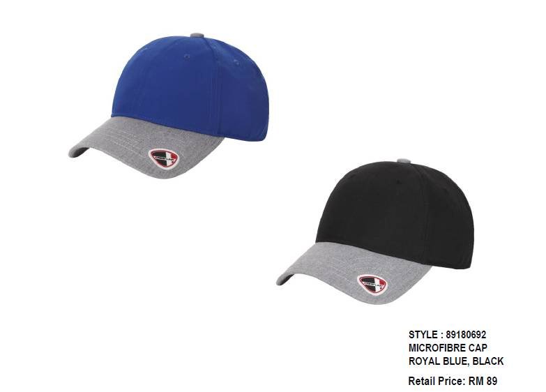 CREST LINK MICROFIBER CAP ROYAL/BLUE BLACK