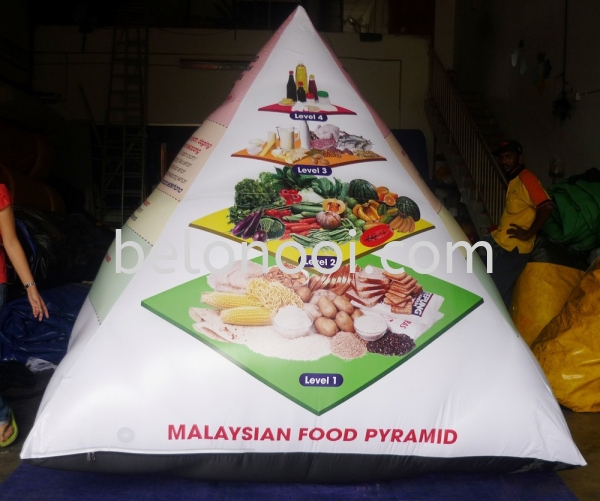 INFLATABLE FOOD PYRAMID Inflatable Display Selangor, Malaysia, Kuala Lumpur (KL), Klang Supplier, Suppliers, Supply, Supplies | Belon Ooi (M) Sdn Bhd (746176-X)