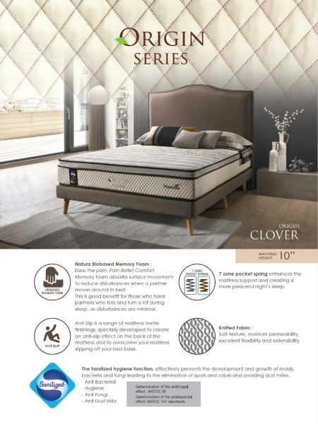 Origin Mars Origin Series Natura Mattress Melaka, Malaysia, Malim Supplier, Suppliers, Supply, Supplies | Furniplus (Melaka) Sdn Bhd