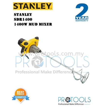 STANLEY SDR1400 1400W MUD MIXER - 2 years warranty Mixer CORDED TOOLS POWER  TOOLS Johor Bahru (JB),