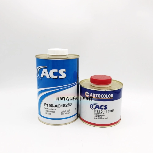 ACS P190-AC18260 2TO1 CLEARCOAT with P210-AH18261 HARDENER SET-1LTR