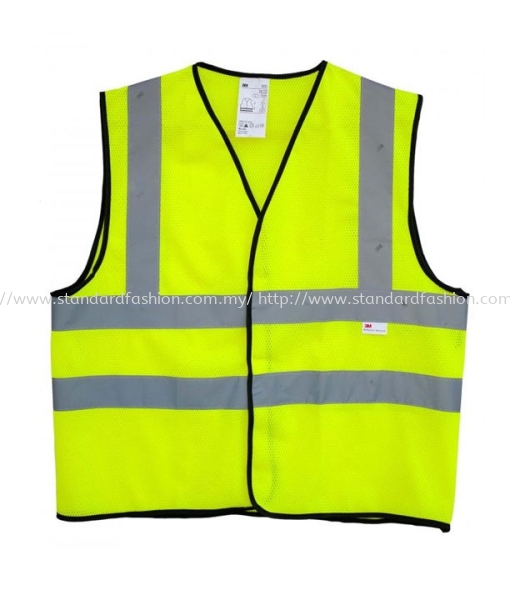 Safety Vest with Fabric Reflective Tape - Fluoroscent Green  Safety Vest Selangor, Malaysia, Kuala Lumpur (KL), Klang Supplier, Suppliers, Supply, Supplies | Standard Fashion Trading Sdn Bhd