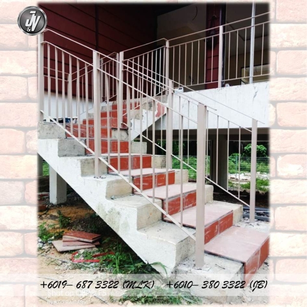  Staircase Railing Railing Melaka, Malaysia, Durian Tunggal Installation, Services, Supplier, Specialist | J & V Steel Engineering Works