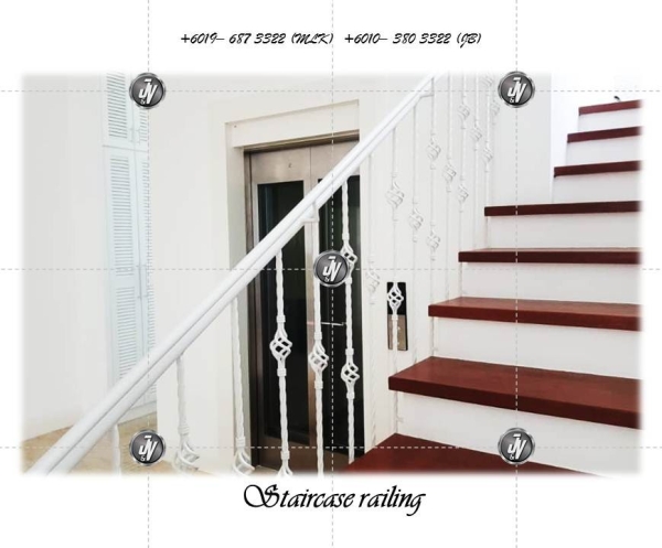  Staircase Railing Railing Melaka, Malaysia, Durian Tunggal Installation, Services, Supplier, Specialist | J & V Steel Engineering Works