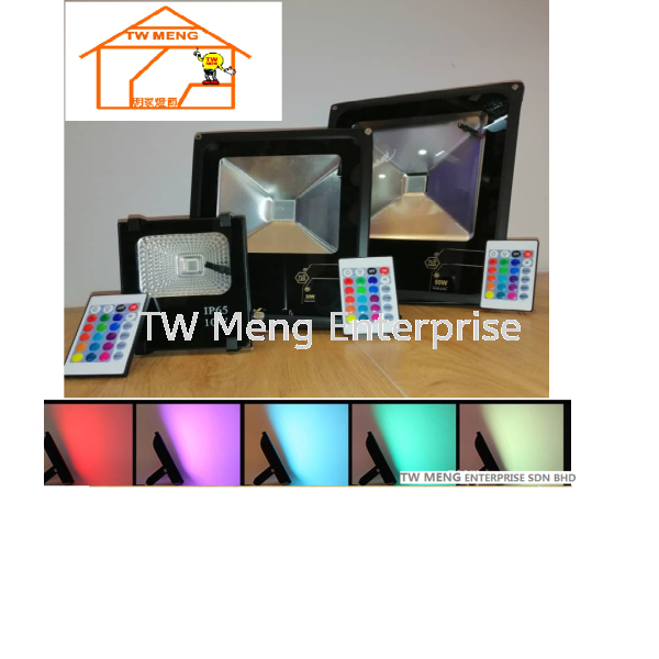 LED RGB FLOOD LIGHT LED FLOOD LIGHT / LED SPOT LIGHT Klang, Selangor, Kuala Lumpur (KL), Malaysia. Supplier, Supplies, Supply, Service, Repair | TW Meng Enterprise Sdn Bhd