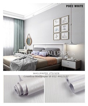 P.002-White2 Wallpaper Sticker 2019 Kedah, Alor Setar, Malaysia Supplier, Supply, Supplies, Installation | Creative Wallpaper