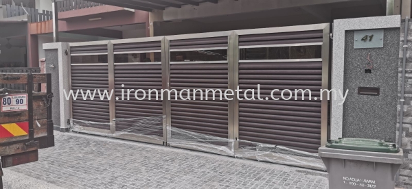  Main Gate Stainless Steel Johor Bahru (JB), Skudai, Malaysia Contractor, Service | Iron Man Metal Work