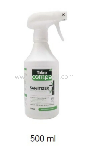 Takex Clean - 500ml (Natural Ethanol 40%-50%) Sanitizer/ Disinfectant Selangor, Malaysia, Kuala Lumpur (KL), Puchong Supplier, Suppliers, Supply, Supplies | COMPESTI SDN BHD