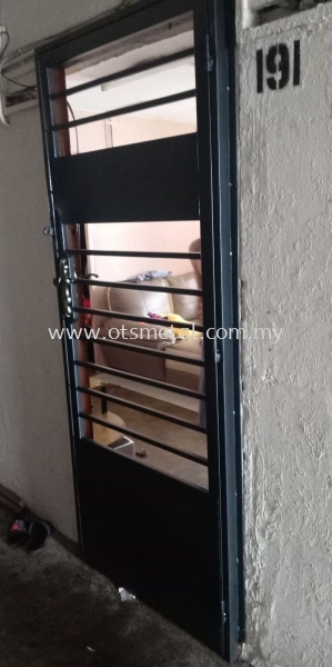 MD014 Metal Door (Grill) Johor Bahru (JB) Design, Supplier, Supply | OTS Metal Works