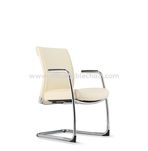 PEGASO EXECUTIVE VISITOR PU CHAIR C/W CHROME CANTILEVER BASE PG-4L