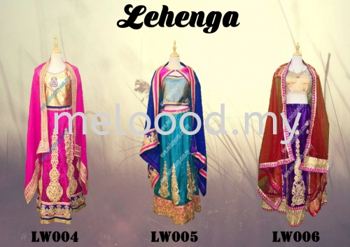 Lehenga Lw004-Lw006