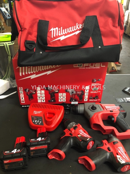 Milwaukee M12FPP3N-402B Combo set Power Tools Kuala Lumpur (KL), Malaysia, Selangor, Kepong Supplier, Suppliers, Supply, Supplies | YI DA MACHINERY & TOOLS