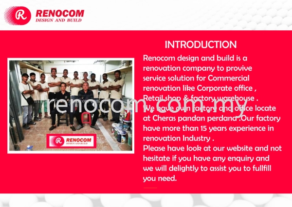  Others Selangor, Malaysia, Kuala Lumpur (KL), Semenyih Contractor, Service | Renocom Management